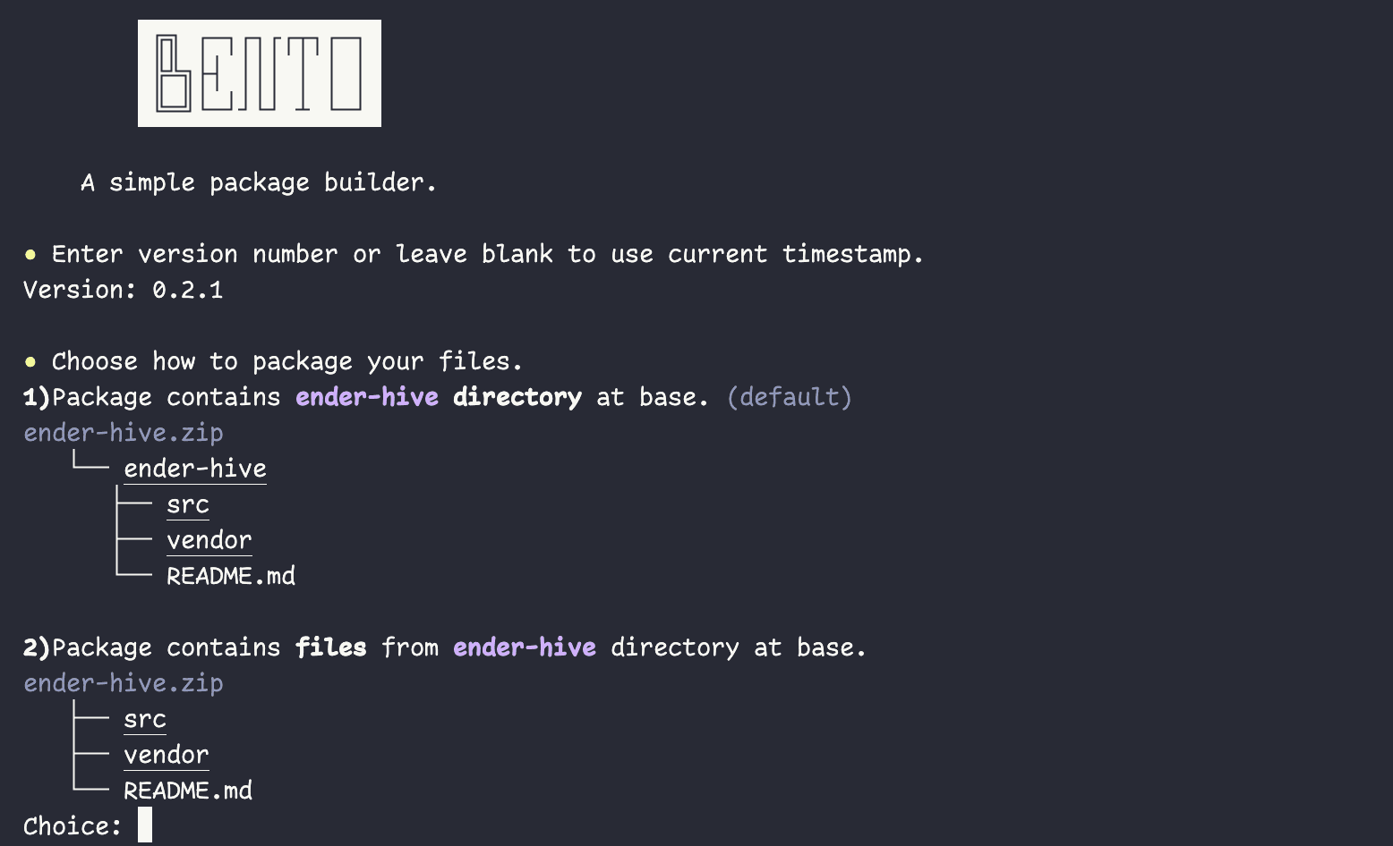 Release Bento